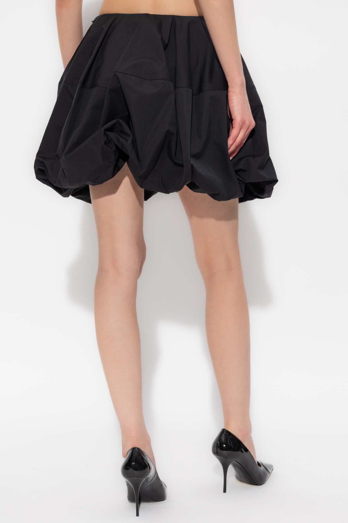 スカート ALAIA Women Mid Skirts AA9J2249K008A 995 Black ALAÏA BLACK KNITTED SKIRT |ALAÏA US